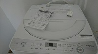 目黒区にて シャープ 全自動洗濯機 ES-GE6B を買取ました