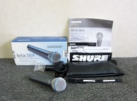 SHURE BETA58A ワイヤレスシステム ダイナミックマイク マイクロホン