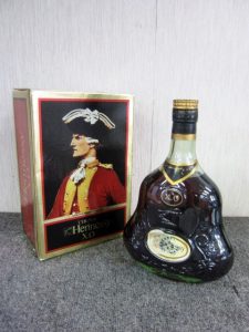 Hennessy ヘネシー X.O コニャック 金キャップ グリーンボトル 700ml 元箱付き 未開栓