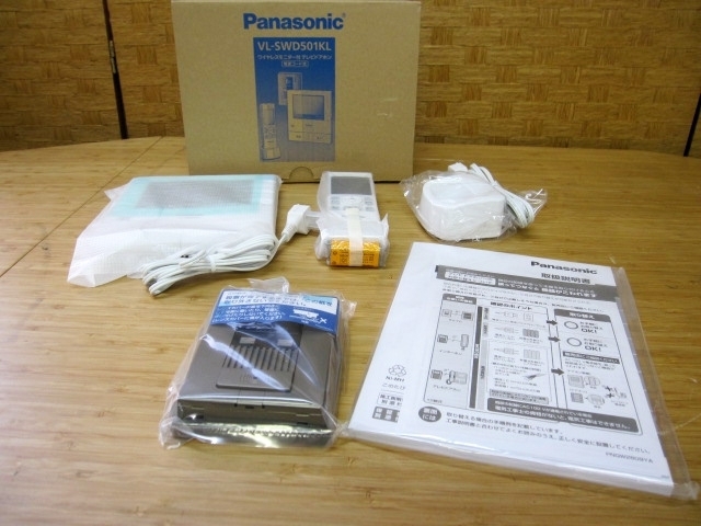 世田谷区にてパナソニック製 ドアホン VL-SWD501KL 未使用品 を買取ました