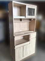 食器棚 ロウヤ キッチンボード H1800W900D350