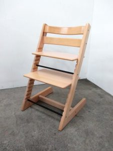 ストッケ トリップトラップ ナチュラル 子供椅子 ベビーチェア 高さ調節椅子