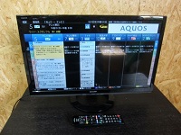 横浜市瀬谷区にて シャープ 液晶テレビ LC-24K40 を買取ました