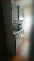 綾瀬市にて 綾野製作所  レンジボード 食器棚 を買取ました