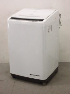 HITACHI 日立 BW-V80B 全自動電気洗濯機 ビートウォッシュ 8kg 2017年製 
