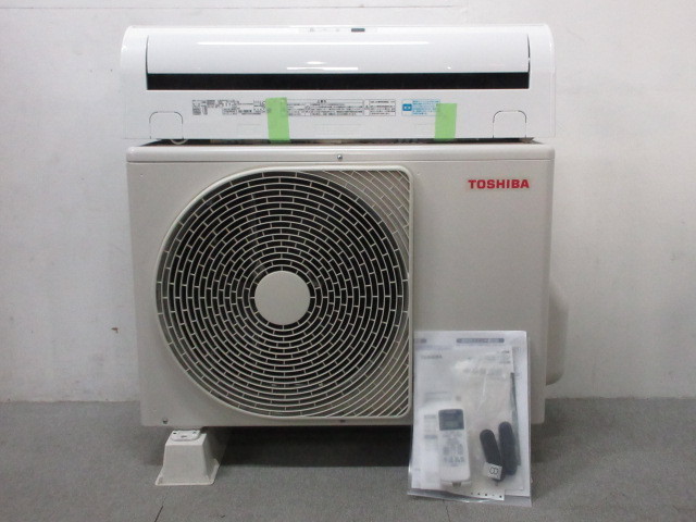 茅ヶ崎市にて TOSHIBA/東芝 RAS-2858V(W)/RAS-2858AV ルームエアコン 10畳用 2018年製を出張買取しました