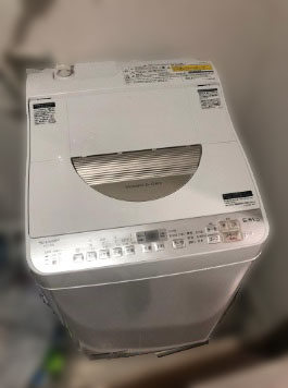 世田谷区にて シャープ 全自動洗濯機 ES-TX5B-N を出張買取しました