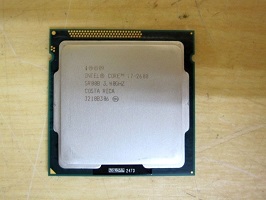 小平市にて Intel CPU Core i7-2600 SR00B 3.40GHz を出張買取しました