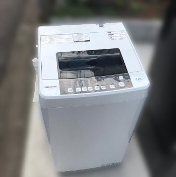 相模原市南区にて ハイセンス 全自動洗濯機 HW-T55C を出張買取しました