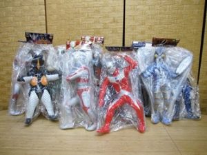 ウルトラマン 仮面ライダー ビッグサイズ ソフビフィギュア 11体