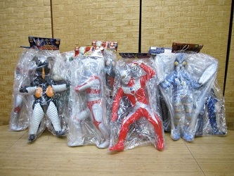 相模原市にて ウルトラマン 仮面ライダー ソフビフィギュア を出張買取しました