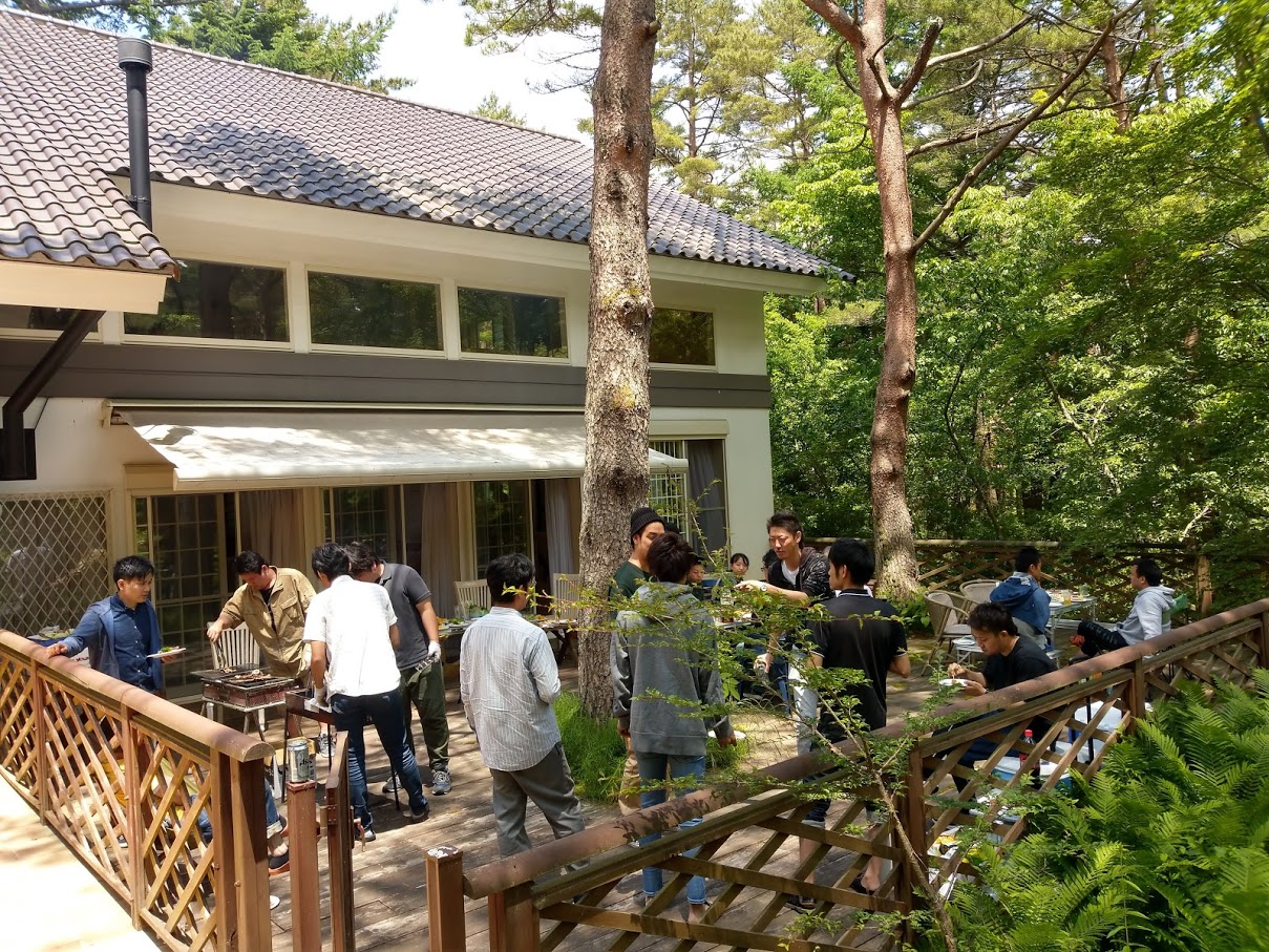 社員メンバーで河口湖BBQでした♪