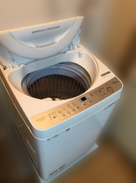 相模原市にて シャープ 全自動洗濯機 ES-GE7B-W を出張買取しました