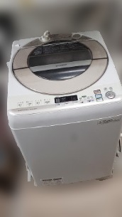 八王子市にて シャープ 全自動洗濯機 ES-GV90P-N を出張買取しました