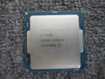 八王子市にて Intel CPU Core i3-6100 を出張買取致しました