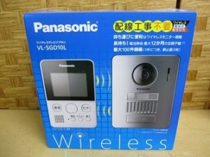 パナソニック ワイヤレステレビドアホン VL-SGD10L