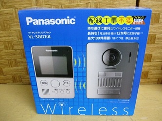 八王子市にて パナソニック ワイヤレステレビドアホン VL-SGD10L を店頭買取致しました