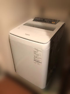 国立市にて パナソニック 全自動洗濯機 NA-FA80H3 を出張買取致しました