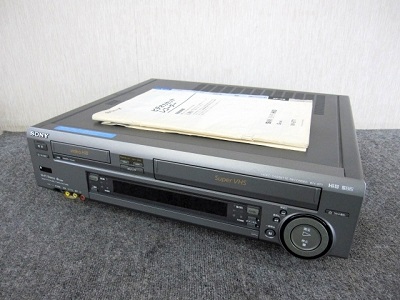 SONY Hi-8 S-VHS ダブルビデオデッキ WV-ST1