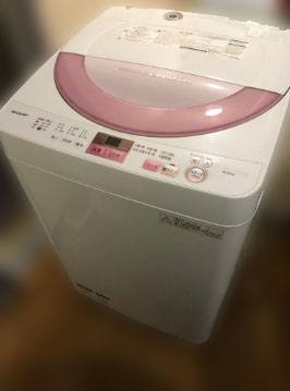 立川市にて シャープ 全自動洗濯機 ES-GE6A を出張買取致しました
