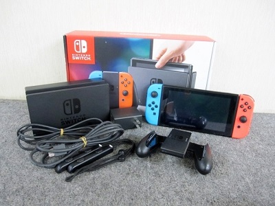 小平市にて ニンテンドー スイッチ 本体 HAC-001 を店頭買取致しました