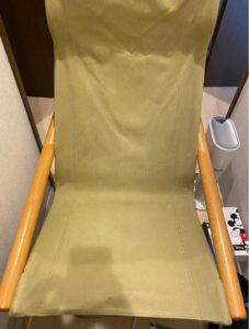 大和市にて 折りたたみチェア ライトグリーン ニーチェア を出張買取致しました