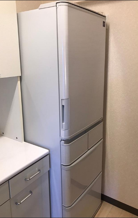 東大和市にて 冷蔵庫 シャープ SJ-P411D 2017年製 を出張買取致しました