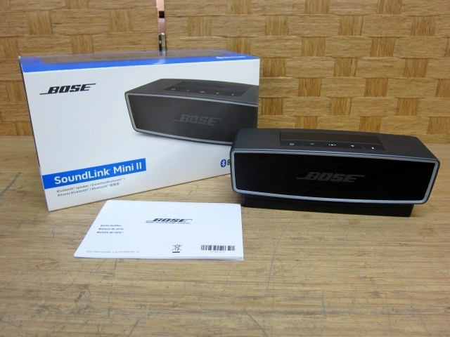 今回は、相模原市にて BOSE SOUNDLINK MINI Ⅱ Bluetooth スピーカー を店頭買取しました