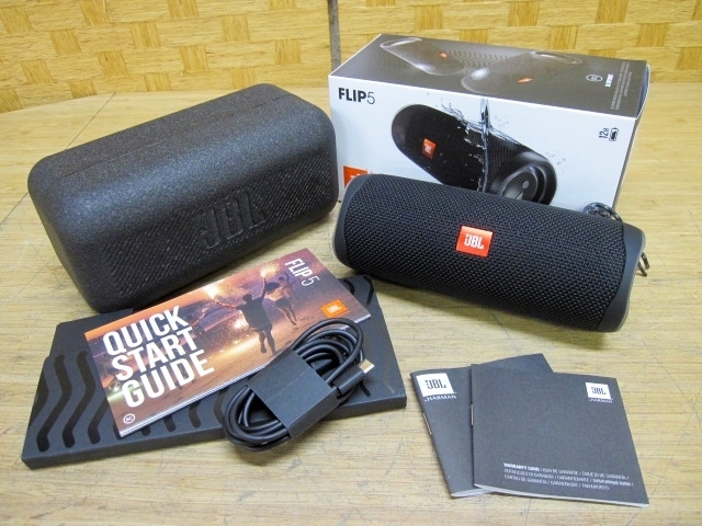 JBL FLIP5 Bluetooth ワイヤレスポータブルスピーカー 防水 IPX7