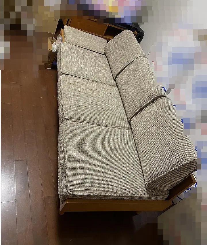 東京都 港区にて unico/ウニコ　アルベロ　三人掛けソファ を出張買取しました