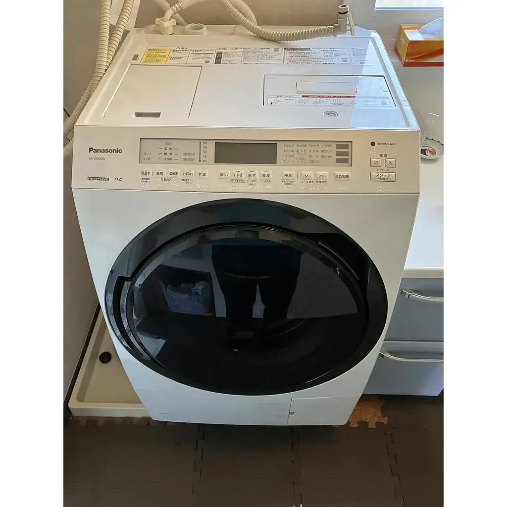神奈川県 横浜市にて ドラム式洗濯機 パナソニック NA-VX800BL 2021年製 を出張買取しました