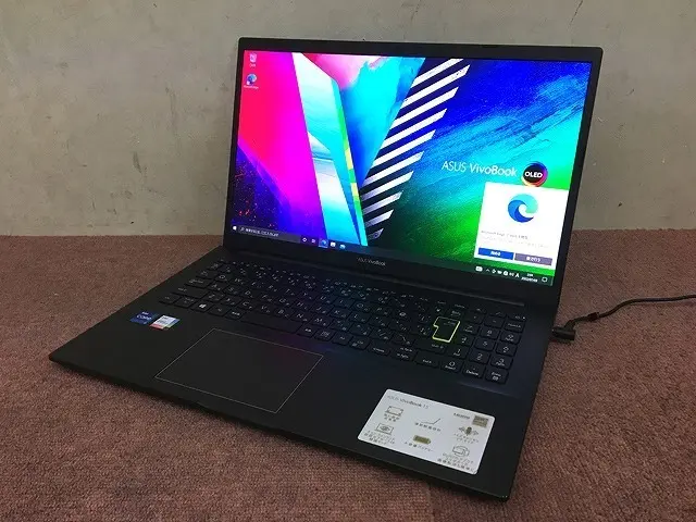 練馬区にて ASUS 15.6インチ ノートPC Vivo K513E win10 i7-1165G7 を出張買取しました