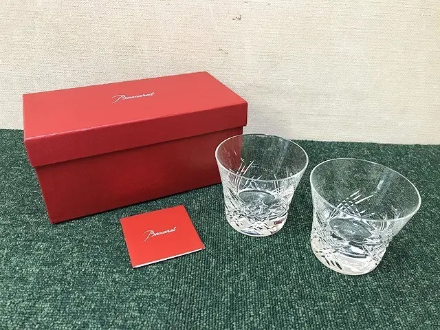 小金井市にて 未使用 Baccarat/バカラ ロックグラス ステラ ペア を出張買取しました - リサイクルショップ 出張買取のアシスト