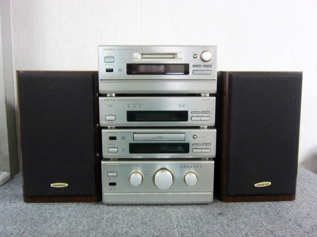 神奈川県相模原市にて ONKYO MD CDコンポ T-422M/C-722M/A-922M/MD-122MX ジャンク品 を店頭買取致しました