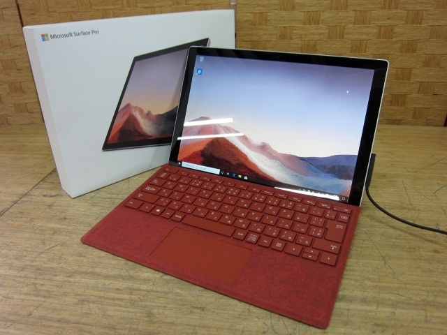 東京都品川区にて 2-in-1ノートPC Microsoft surface PRO7 モデル1866 Win10 i5-1035G4 8GB 2019 を出張買取しました