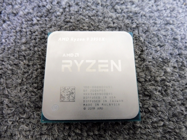 東京都八王子市にて AMD Ryzen9 3950X CPU を店頭買取しました