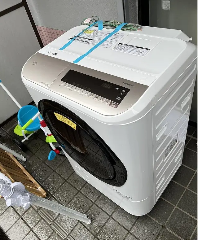 神奈川県 相模原市にて 日立 ドラム式洗濯機 BD-NV120EL 2019年製 を出張買取しました