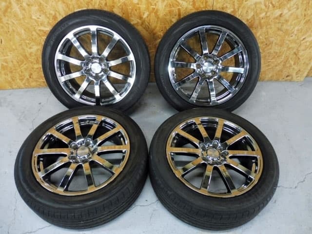 無限 MUGEN NR 18インチ 18×7.5J+55 アルミホイール 4本セット