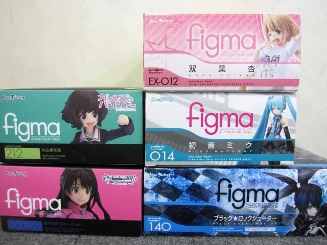 東京都 世田谷区にて figma フィギュア 5体まとめ アイドルマスター他 を店頭買取しました