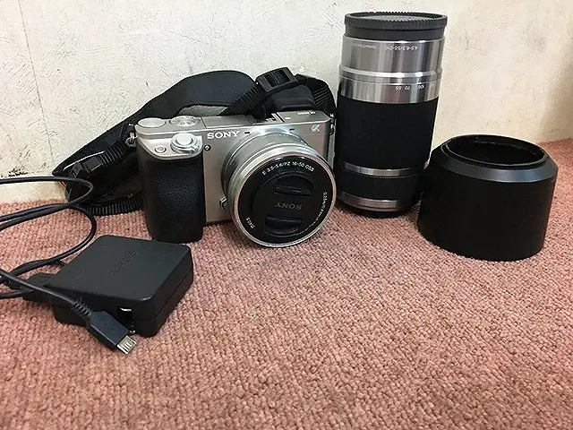 東京都 品川区にて SONY ミラーレス一眼カメラ α6000 ILCE-6000 SELP1650レンズキット を出張買取しました