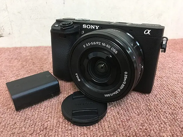 東京都 目黒区にて SONY ミラーレス一眼カメラ α6300 4K/E3.5-5.6/PZ 16-50 OSS を出張買取しました