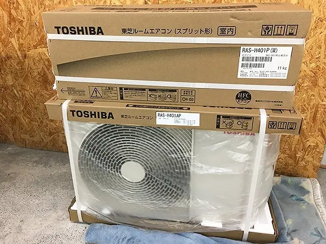 未使用 東芝 大清快 14畳用 ルームエアコン RAS-H401P