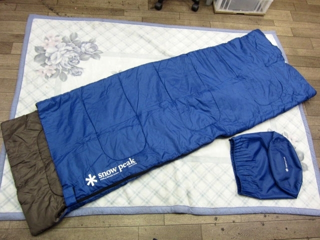 東京都 八王子市にて スノーピーク シュラフ/寝袋 3点 を出張買取しました