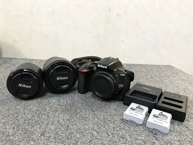 東京都 八王子市にて ニコン/Nikon デジタル一眼レフカメラ D5600 AF-P DX レンズ2点セット を出張買取しました