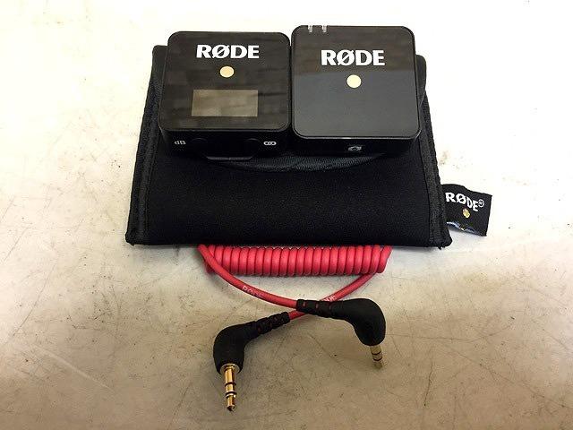 神奈川県 川崎市にて RODE ワイヤレスマイクシステム Wireless GO ピンマイク を出張買取しました