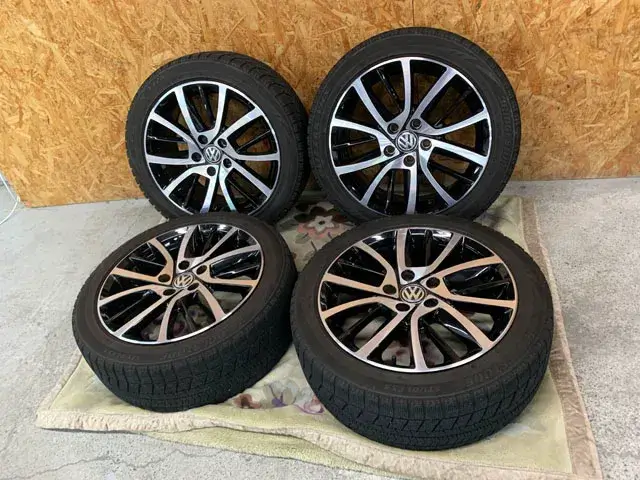 神奈川県 川崎市にてアルミホイール ワーゲン ゴルフ7 ブレイド 225/45R17 を店頭買取しました