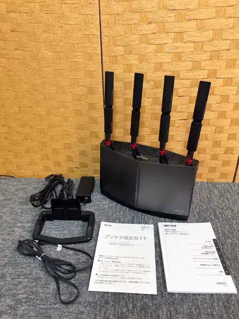 東京都 東村山市より ルーター buffalo wxr-5950ax12 を宅配買取しました