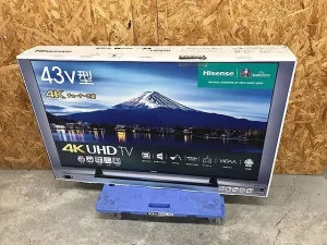 未使用 ハイセンス 43V型液晶テレビ 43E6000 2021年製