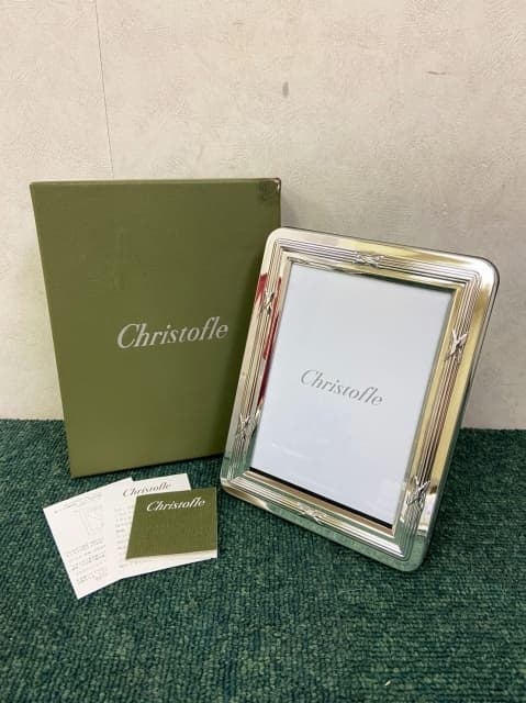 東京都 世田谷区にて 未使用品 Christofle/クリストフル 写真立て フォトフレーム を店頭買取しました