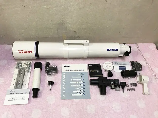 東京都 世田谷区より ビクセン/Vixen 天体望遠鏡 鏡筒 ED115S 製造年不明 を店頭買取しました